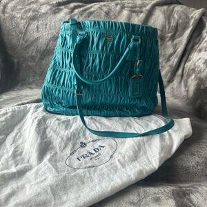 Prada Turquoise Shoulder Bag
